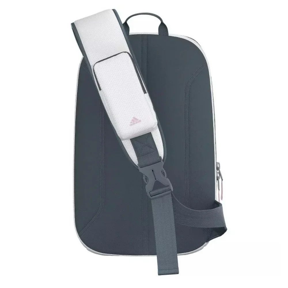 Adidas‎ Prime Sling Backpack  - White/Gray/Orchid Fusion Purple Men Women